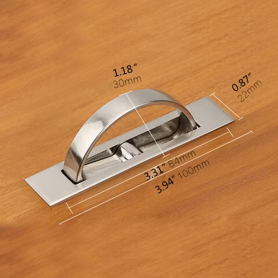 Tatami-Schrankgriff, versteckter Zuggriff, Hardware, unsichtbarer Schrank- und Schubladengriff